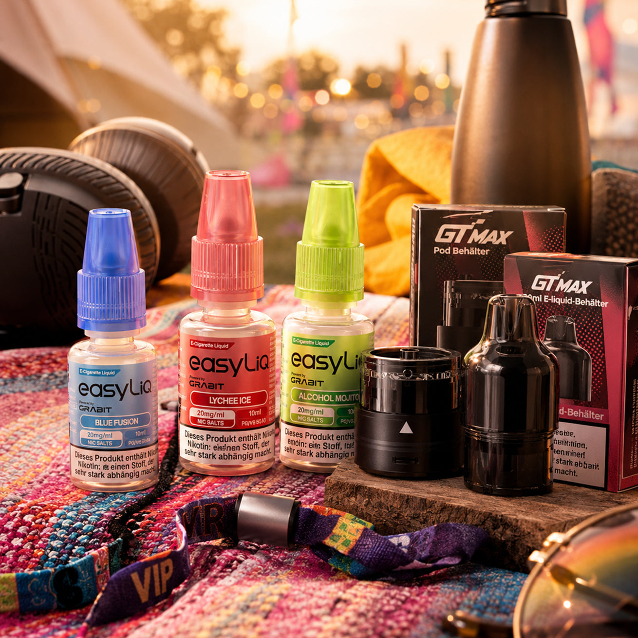 Die besten Festival-Vapes & Zubehör – unsere Top-Empfehlungen