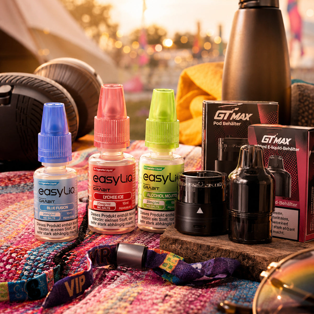 Die besten Festival-Vapes & Zubehör – unsere Top-Empfehlungen