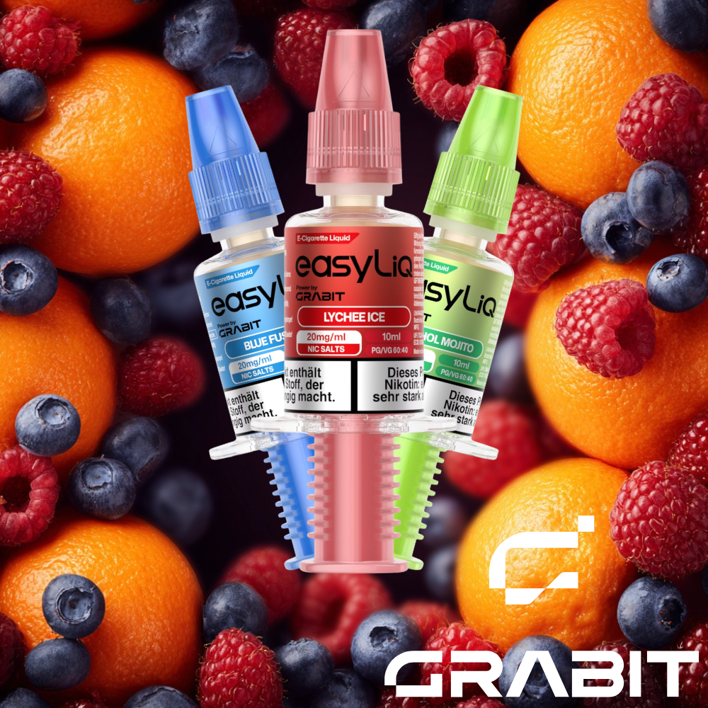 GRABIT - Easyliq E-Liquid mit 10 Geschmacksrichtungen von easyLiq