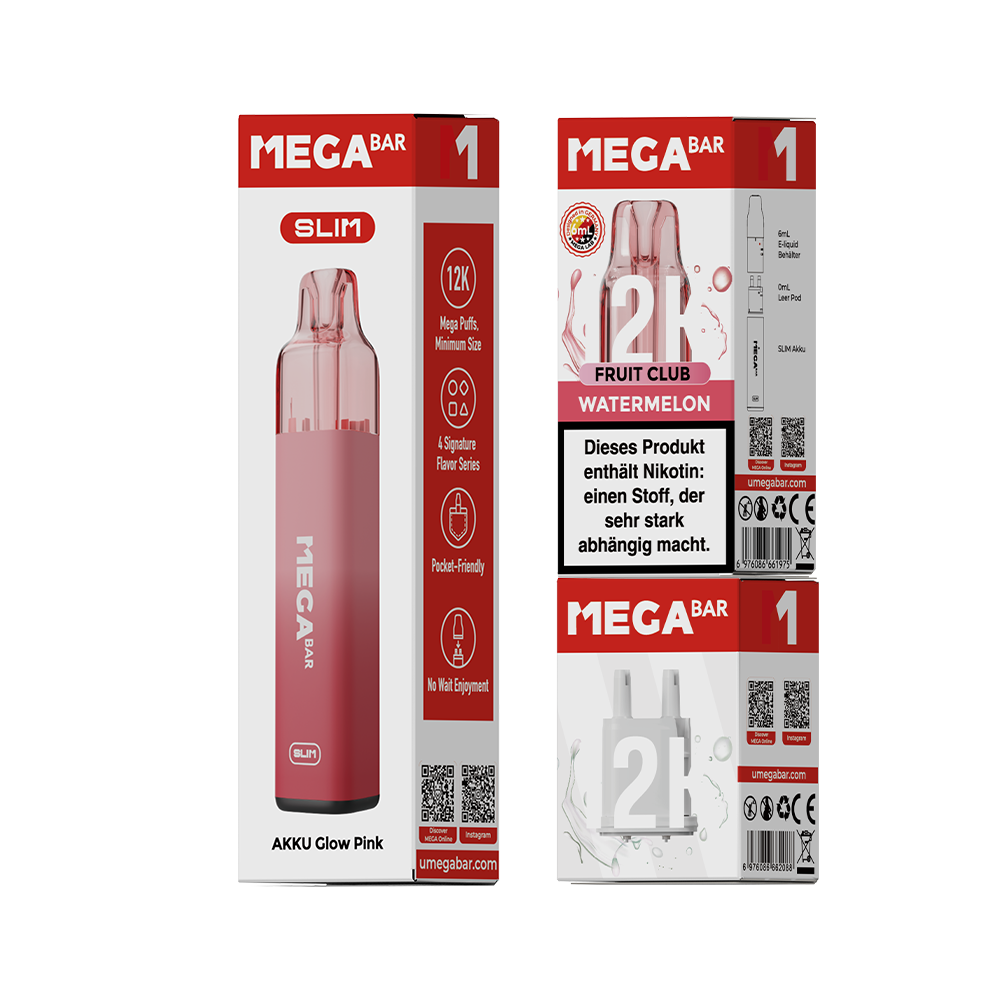 MEGABAR - Slim 12K Starterkit
