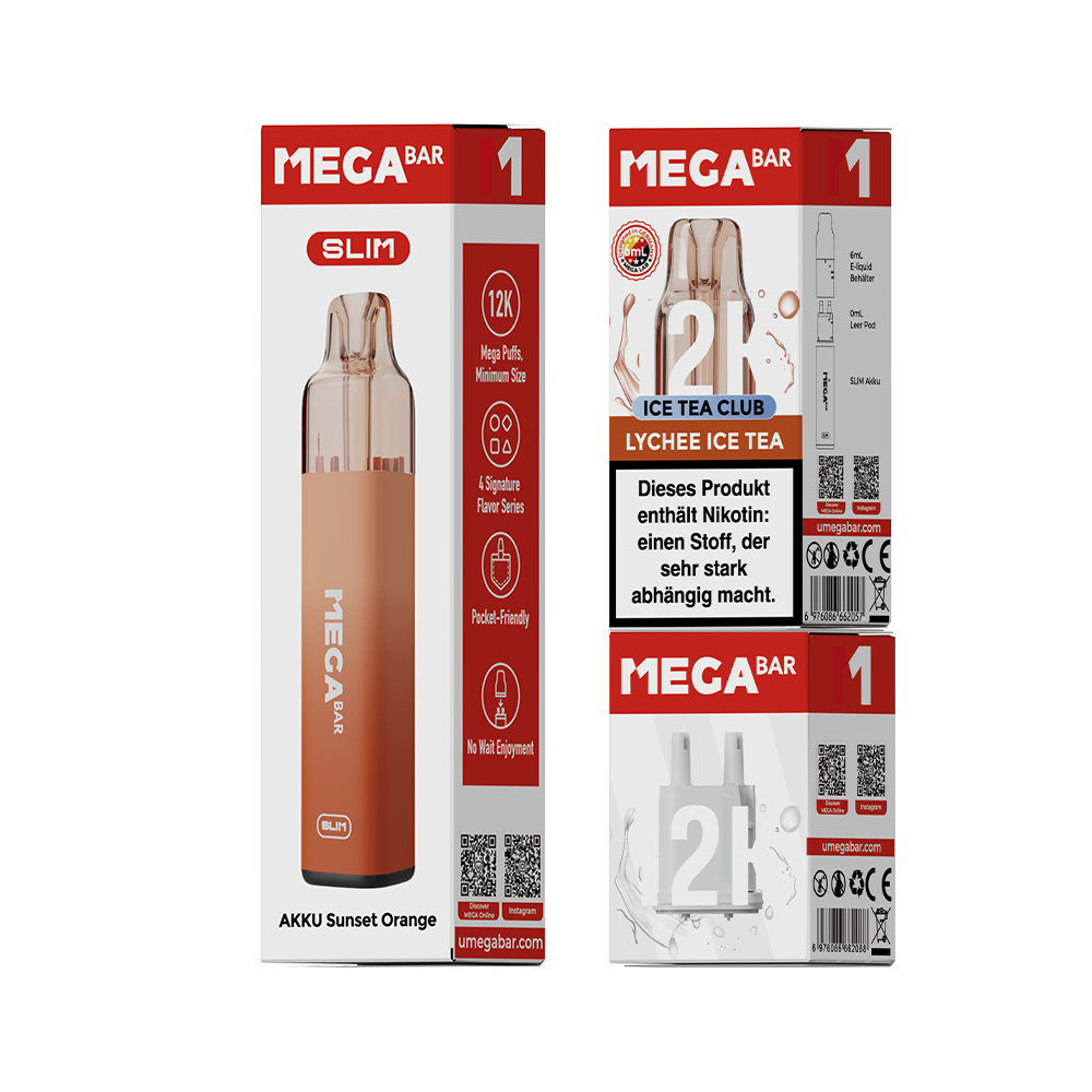 MEGABAR - Slim 12K Starterkit